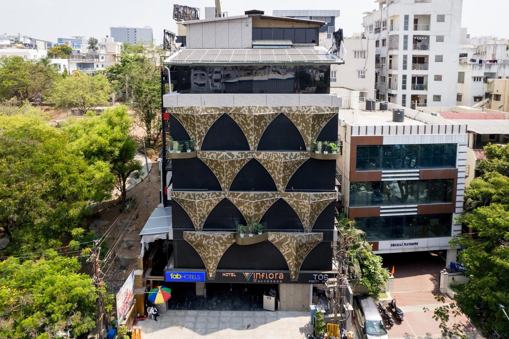 Готель Oriva Vinflora Residency - Nr Lv Prasad Hospital, Banjara Hills Гайдарабад Екстер'єр фото
